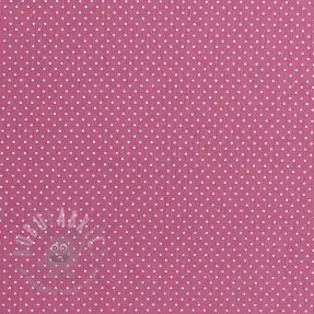 Puuvillakangas Petit dots mauve