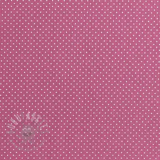 Puuvillakangas Petit dots mauve