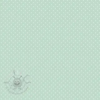 Puuvillakangas Petit dots mint