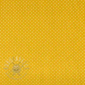 Puuvillakangas Petit dots ochre