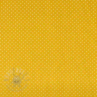 Puuvillakangas Petit dots ochre