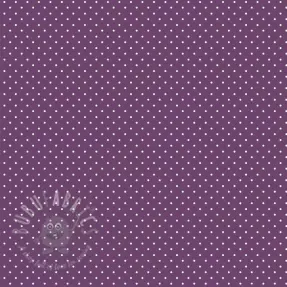 Puuvillakangas Petit dots purple