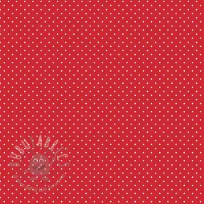 Puuvillakangas Petit dots red