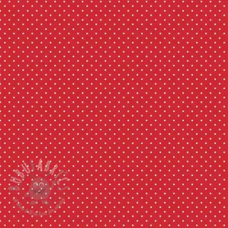 Puuvillakangas Petit dots red