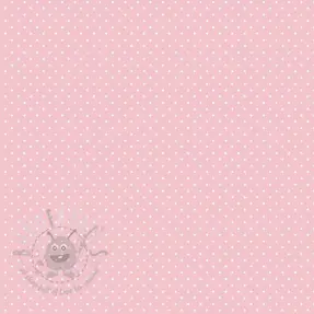 Puuvillakangas Petit dots rose