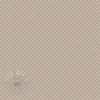 Puuvillakangas Petit dots sand