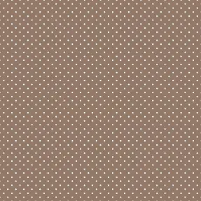 Bavlnená látka Petit dots taupe