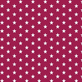 Bavlnená látka Petit stars cerise