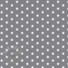 Puuvillakangas Petit stars grey
