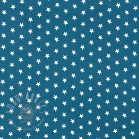 Puuvillakangas Petit stars indigo