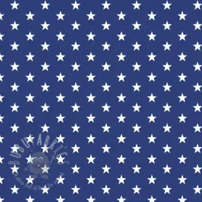 Puuvillakangas Petit stars cobalt