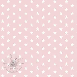 Puuvillakangas Petit stars light rose
