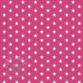 Puuvillakangas Petit stars pink