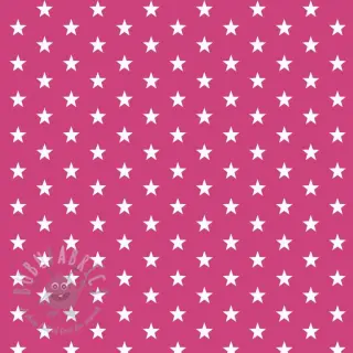 Puuvillakangas Petit stars pink