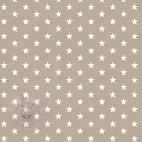 Puuvillakangas Petit stars sand