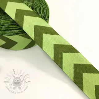 Nauha Chevron lime