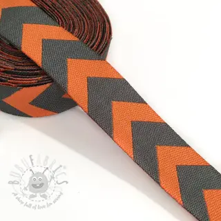 Nauha Chevron orange