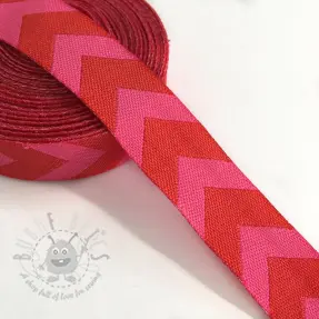 Nauha Chevron red