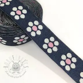 Nauha Jeans flowers light pink