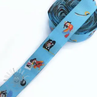 Nauha Pirate light blue