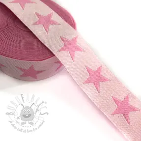 Nauha Stars light pink/pink