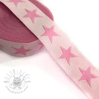 Nauha Stars light pink/pink