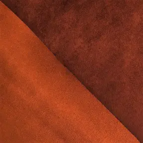 Umelá koža semiš ALASKA orange/brique