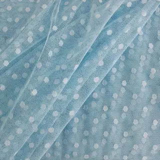 Tyl na TUTU SPOT light blue