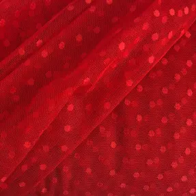 Tyl na TUTU SPOT red