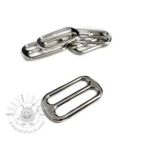 Säätösolki 25 mm silver