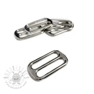 Säätösolki 25 mm silver