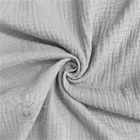 Kaksinkertainen harsokangas/musliini light grey