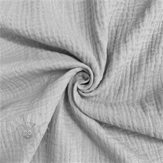 Kaksinkertainen harsokangas/musliini light grey