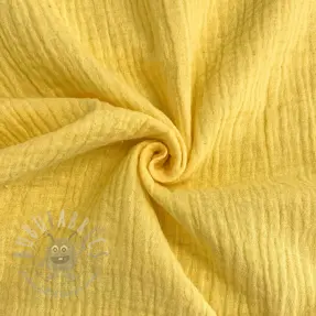 Kaksinkertainen harsokangas/musliini soft yellow