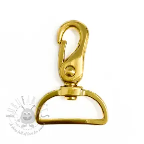 Metallikarbiinihaka 40 mm gold