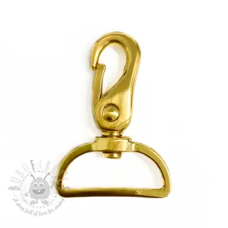 Metallikarbiinihaka 40 mm gold