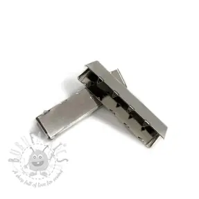 Metallipäätykappale 40 mm silver
