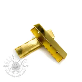 Metallipäätykappale 40 mm gold