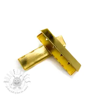 Metallipäätykappale 40 mm gold