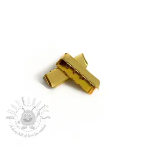 Metallipäätykappale 25 mm gold