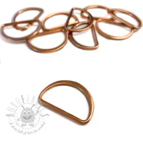 Puolirengas 25 mm copper