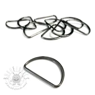 Puolirengas 25 mm anthracite