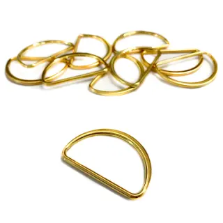 Polokrúžok 40 mm gold