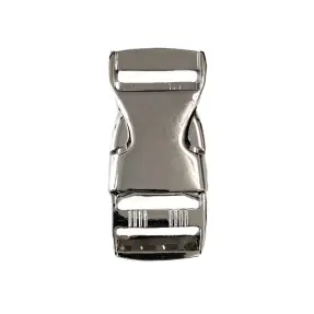 Kovová spona trojzubec 25 mm silver