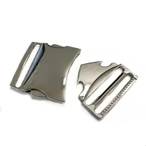 Kovová spona trojzubec 40 mm silver
