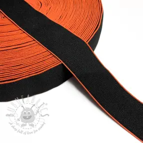Sileä kuminauha 4 cm Rim orange