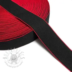Sileä kuminauha 4 cm Rim red