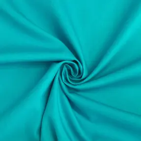 Bavlnený popelín turquoise