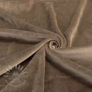 Vauvan plyysikangas taupe