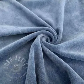 Vauvan plyysikangas blue